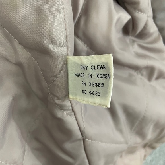 VTG Windy Weather Purple Quilted Winter Coat Women's 12 Made in Korea Mid Length - Picture 8 of 14
